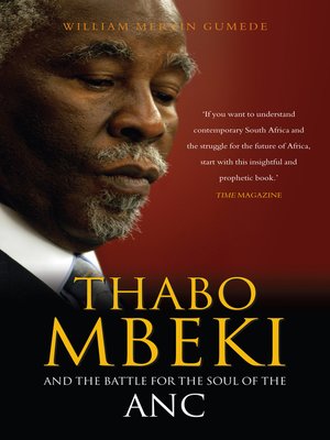 cover image of Thabo Mbeki and the Battle for the Soul of the ANC